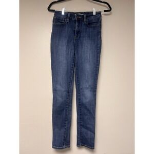 Levi's 721 High Rise Skinny Woman's Blue‎ Jeans Size 28